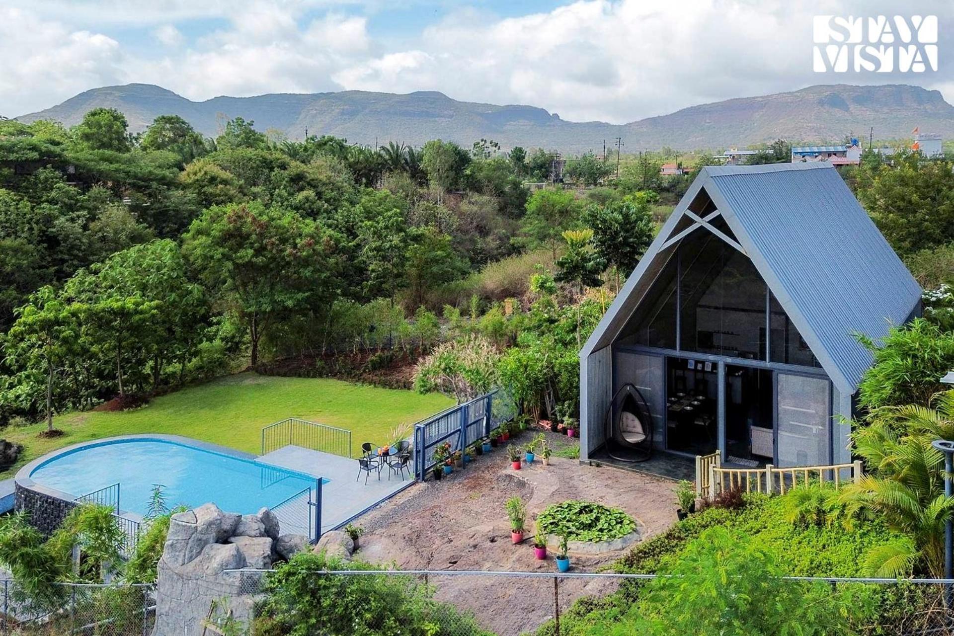 Stayvista'S Celeste Villa - Hill-View Retreat With Infinity Pool Nashik Eksteriør billede